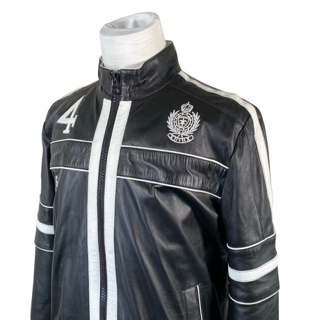 Unisex Silvio Tossi - Nahktagi, suurus L - Must (2)