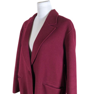 Unisex Massimo Dutti - Villane mantel, suurus 40 - Lilla (3)