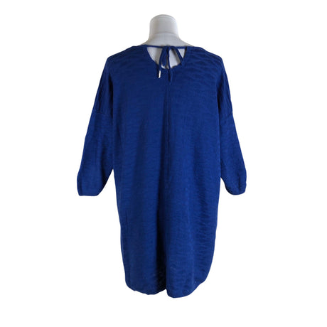 Unisex Kaino - Kootud kleit, suurus 40 - Sinine (2)
