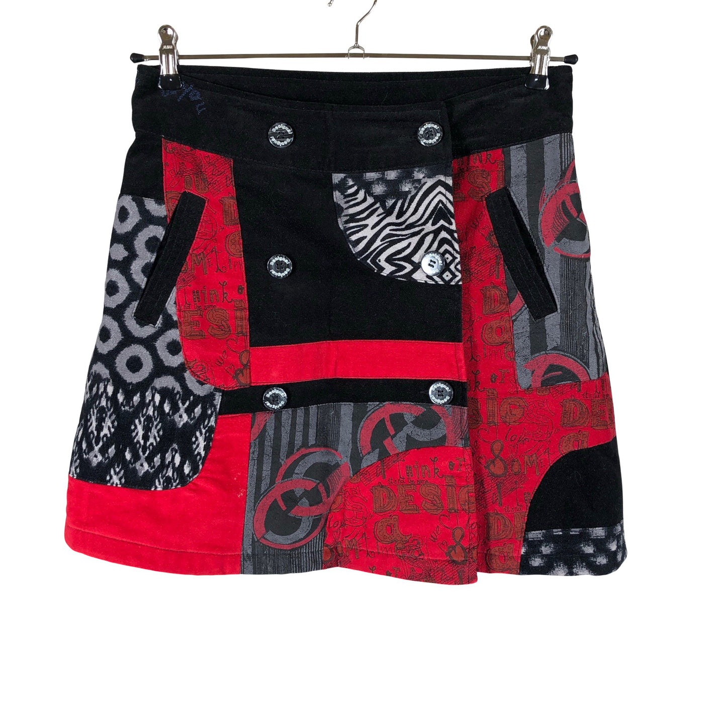 Unisex Desigual - Mitteveniv seelik, suurus 40 - Must (1)