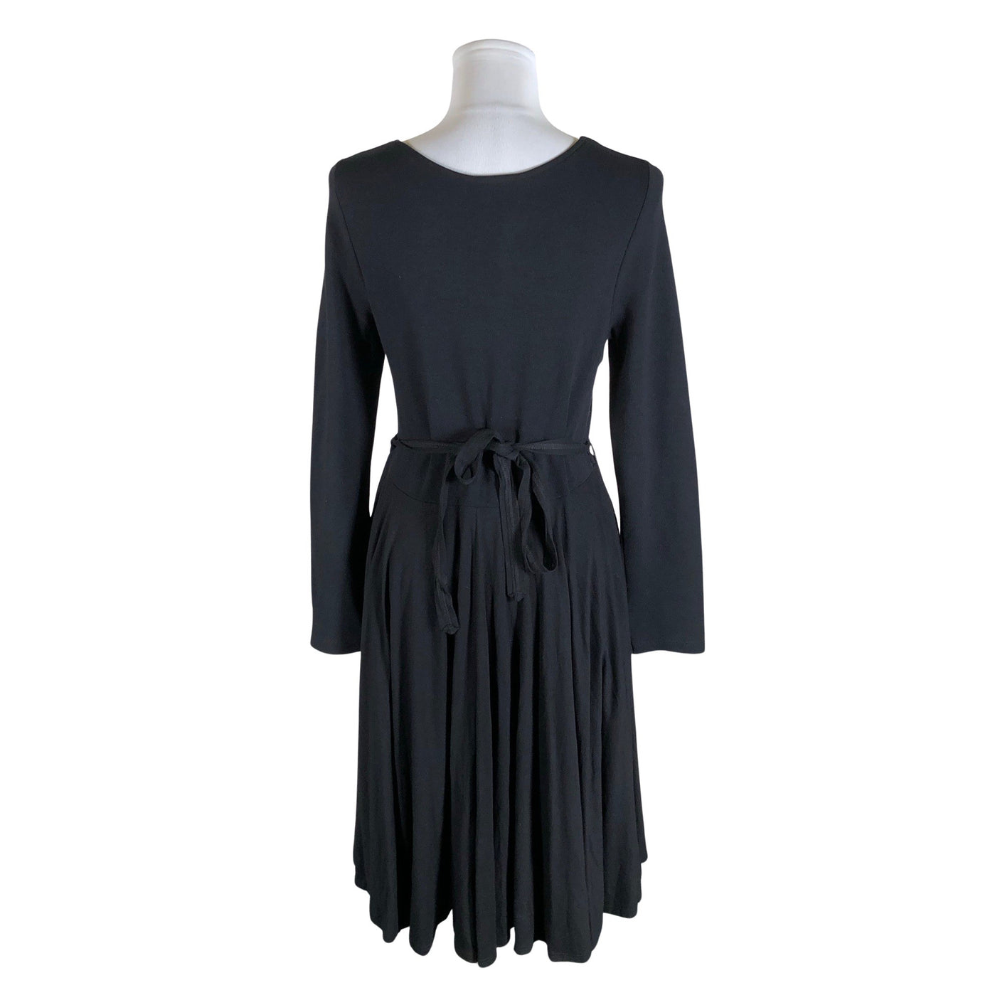 Unisex Nanso - Trikotaažist kleit, suurus 38 - Must (2)