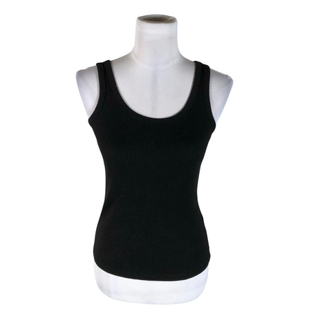 Unisex Lindex - Trikotaažist topp, suurus 34 - Must ()