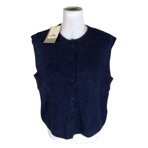 Unisex Mos Mosh - Kootud vest, suurus 40 - Sinine (1)