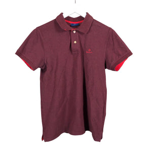 Unisex Gant - Polosärk, suurus S - Veinipunane (1)