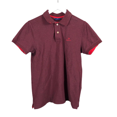 Unisex Gant - Polosärk, suurus S - Veinipunane ()