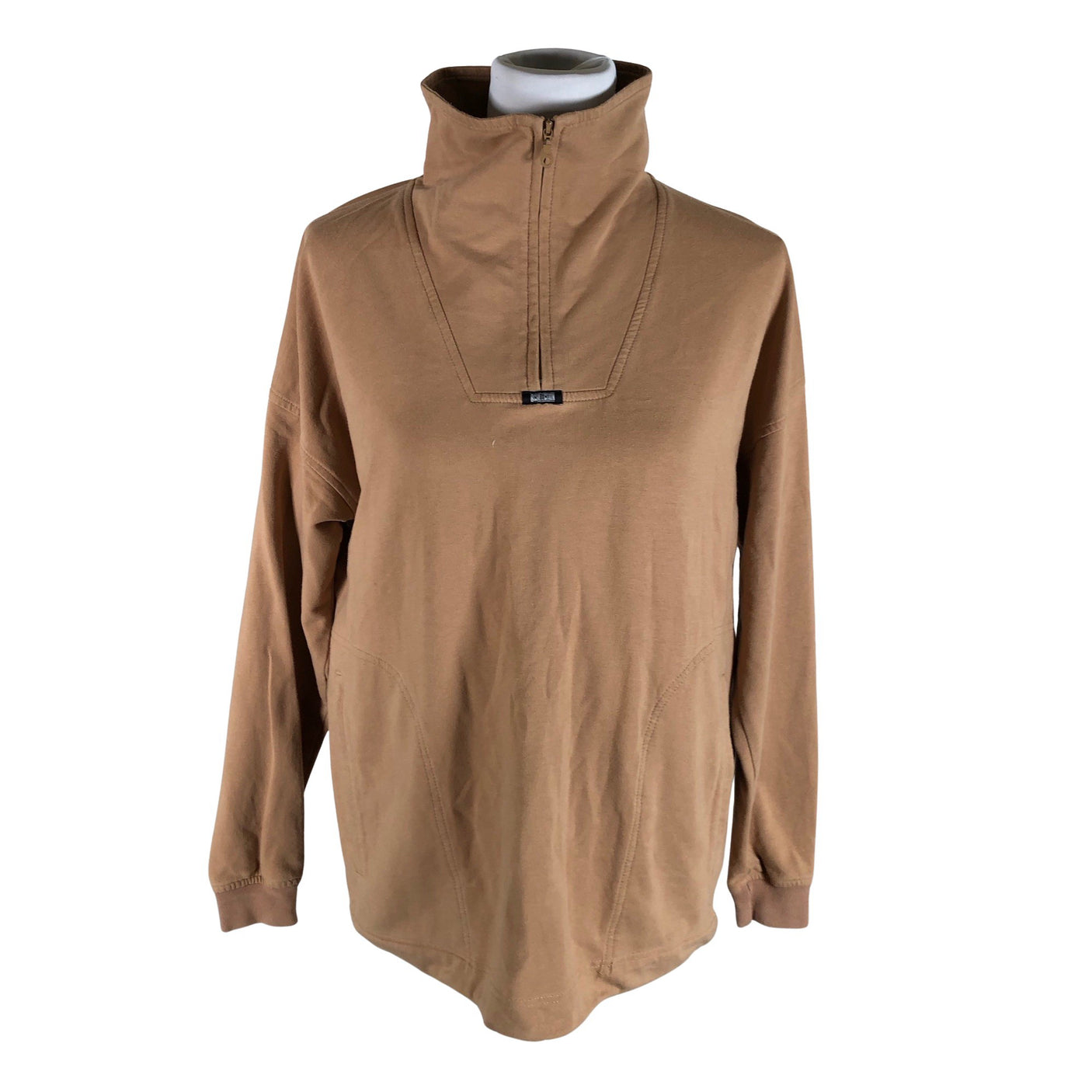 Unisex R-collection - Dressikangast pluus, suurus 36 - Pruun (1)