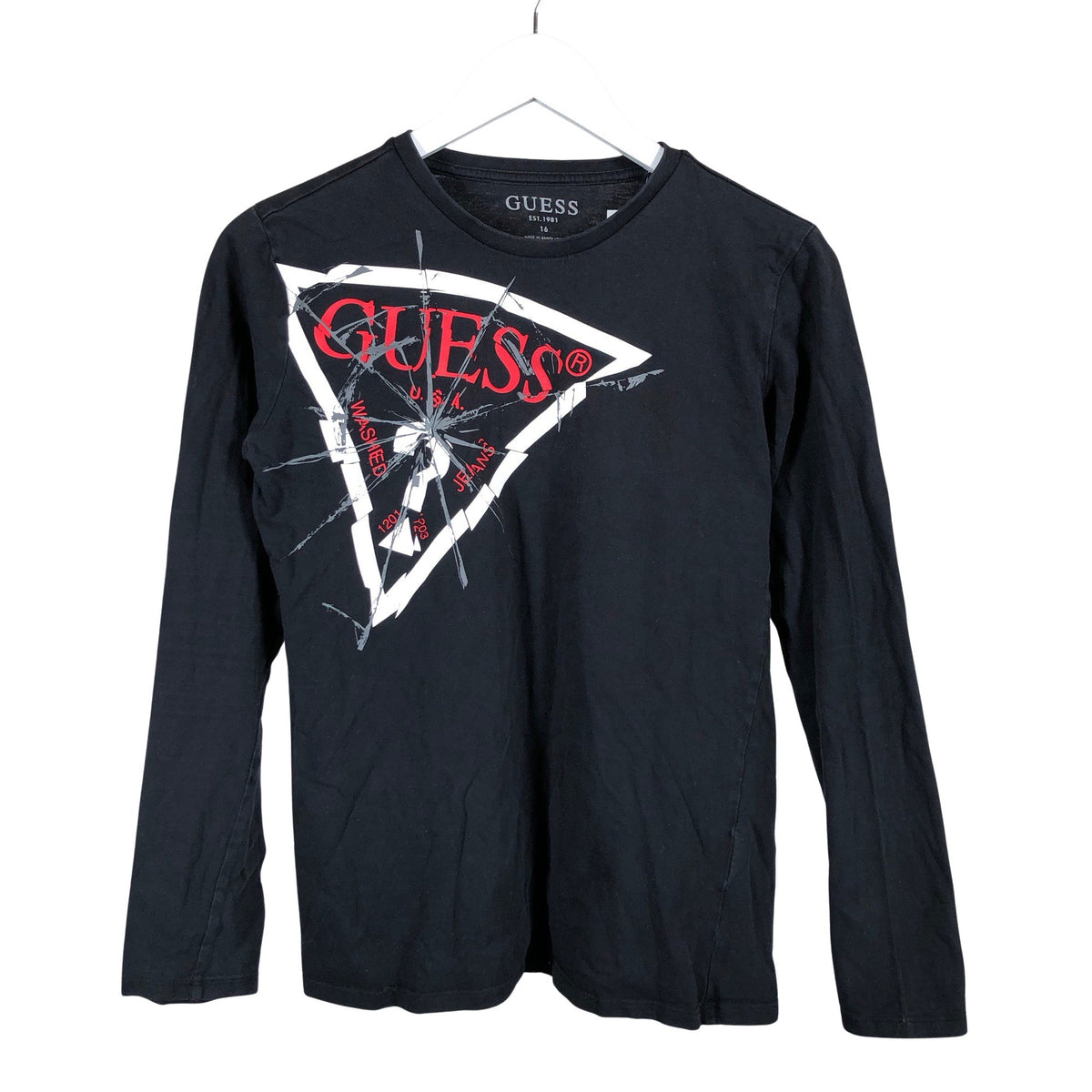 Unisex Guess - Trikotaažist pluus, suurus 158 - 164 - Must (1)
