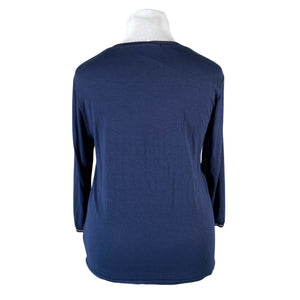 Unisex Desigual - Trikotaažist pluus, suurus 44 - Sinine (2)