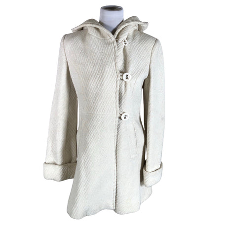 Unisex Guess - Villane mantel, suurus 38 - Looduslik valge ()