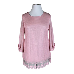 Unisex Paola - Pluus, suurus 42 - Heleroosa (1)