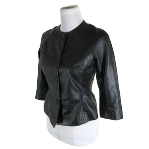 Unisex Andiata - Nahktagi, suurus 34 - Must (3)