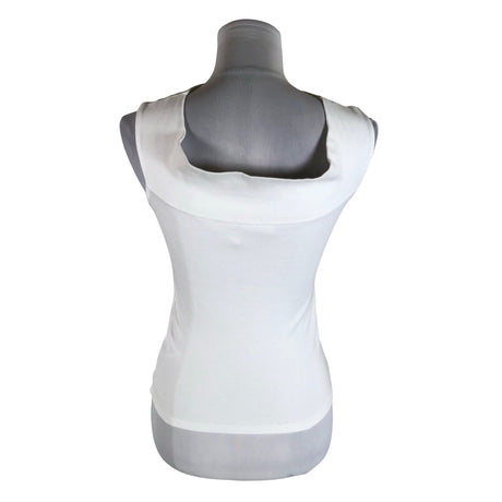Unisex Andiata - Trikotaažist topp, suurus 36 - Valge (2)