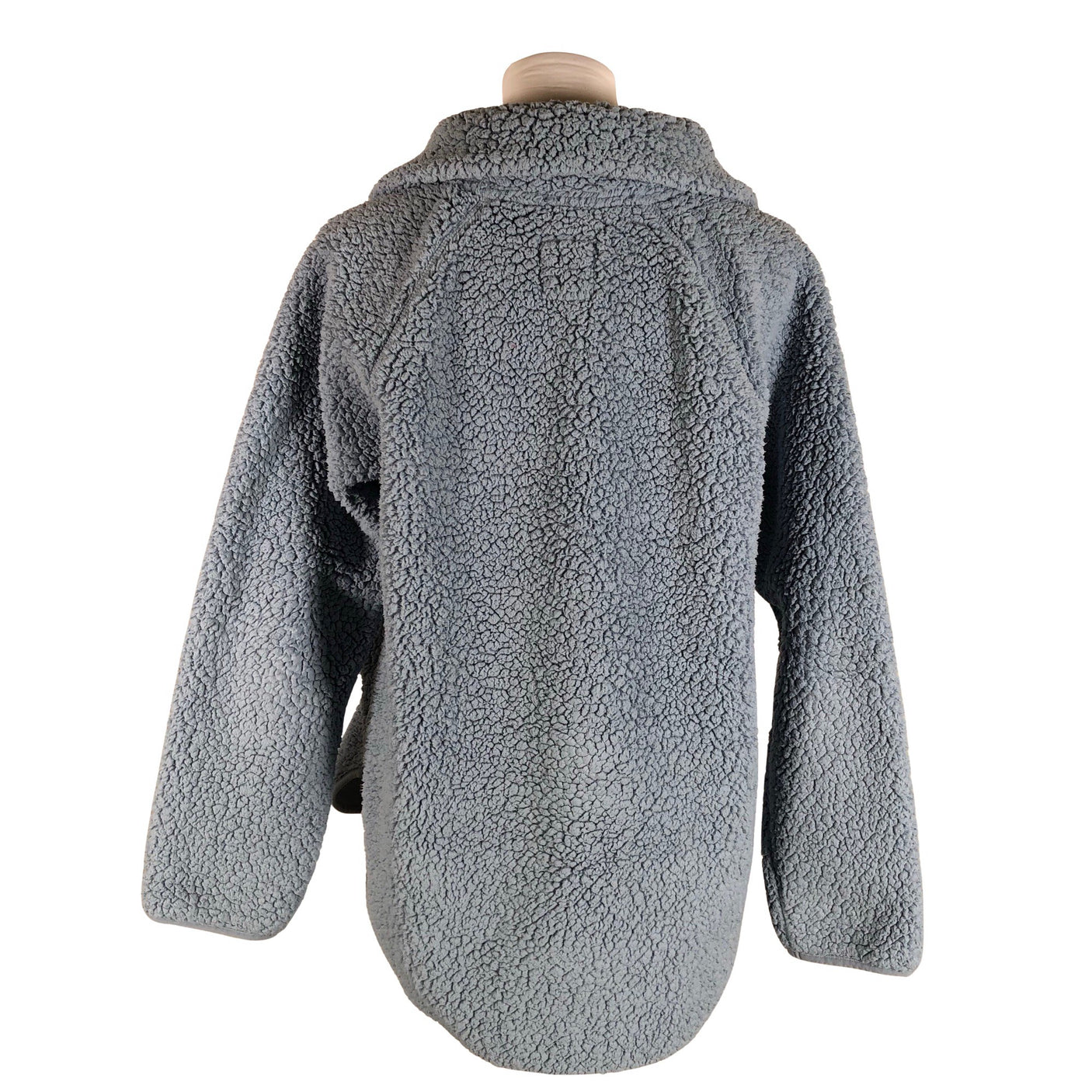 Unisex Blue Sportswear - Kunstkarusnahast mantel, suurus 38 - Helesinine (2)