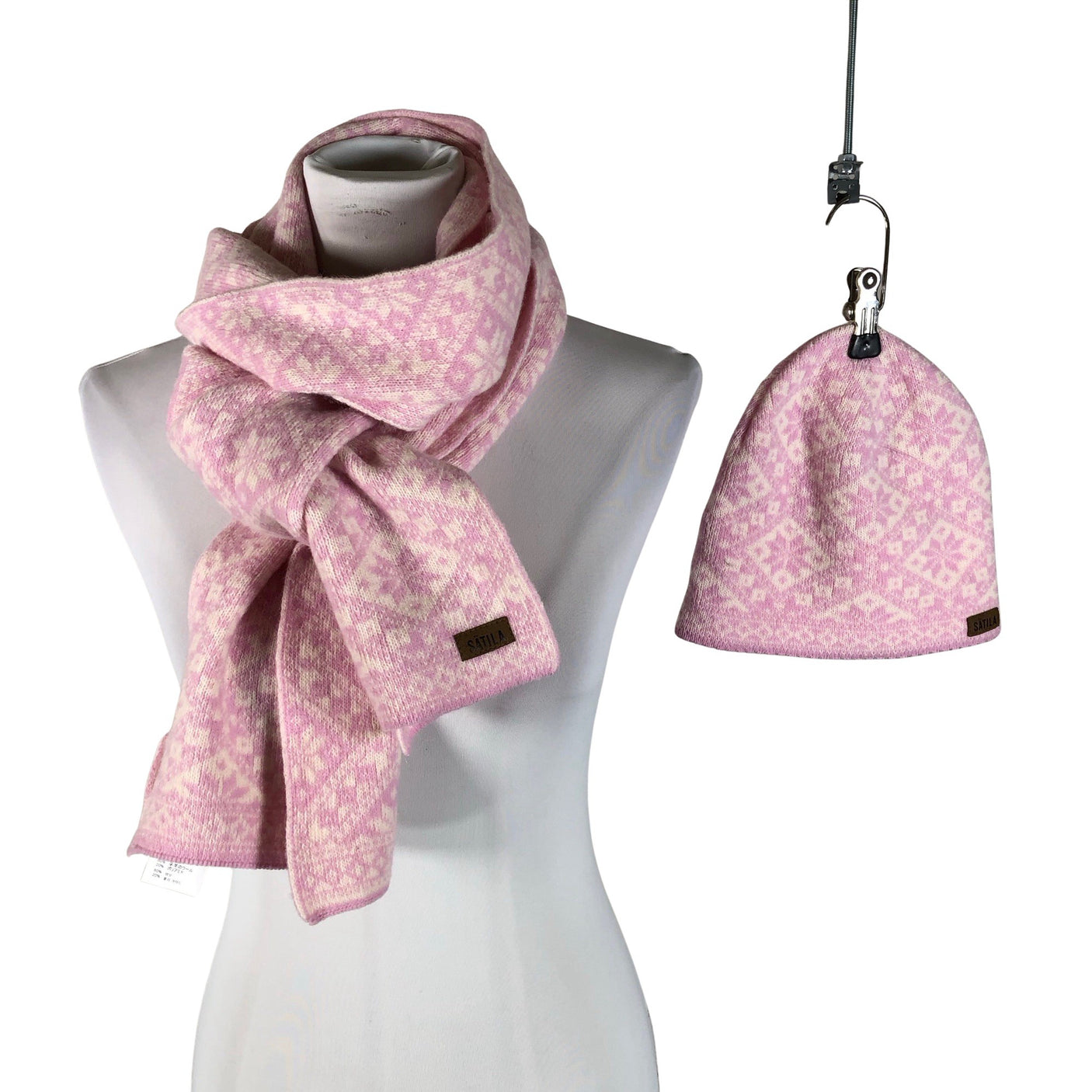 Unisex Sätila - Talvemüts, suurus 52 - 54 cm - Heleroosa (1)