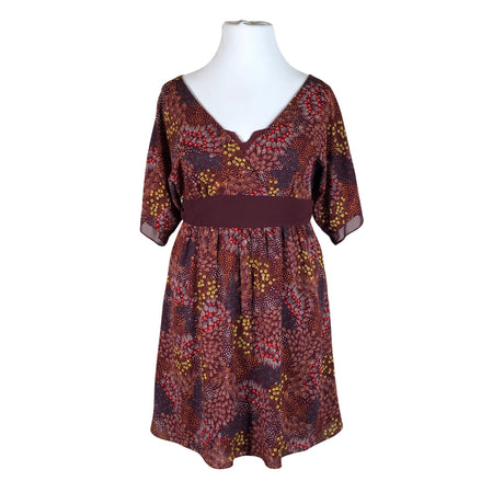 Unisex Naf Naf - Õhuke kleit, suurus 42 - Veinipunane ()