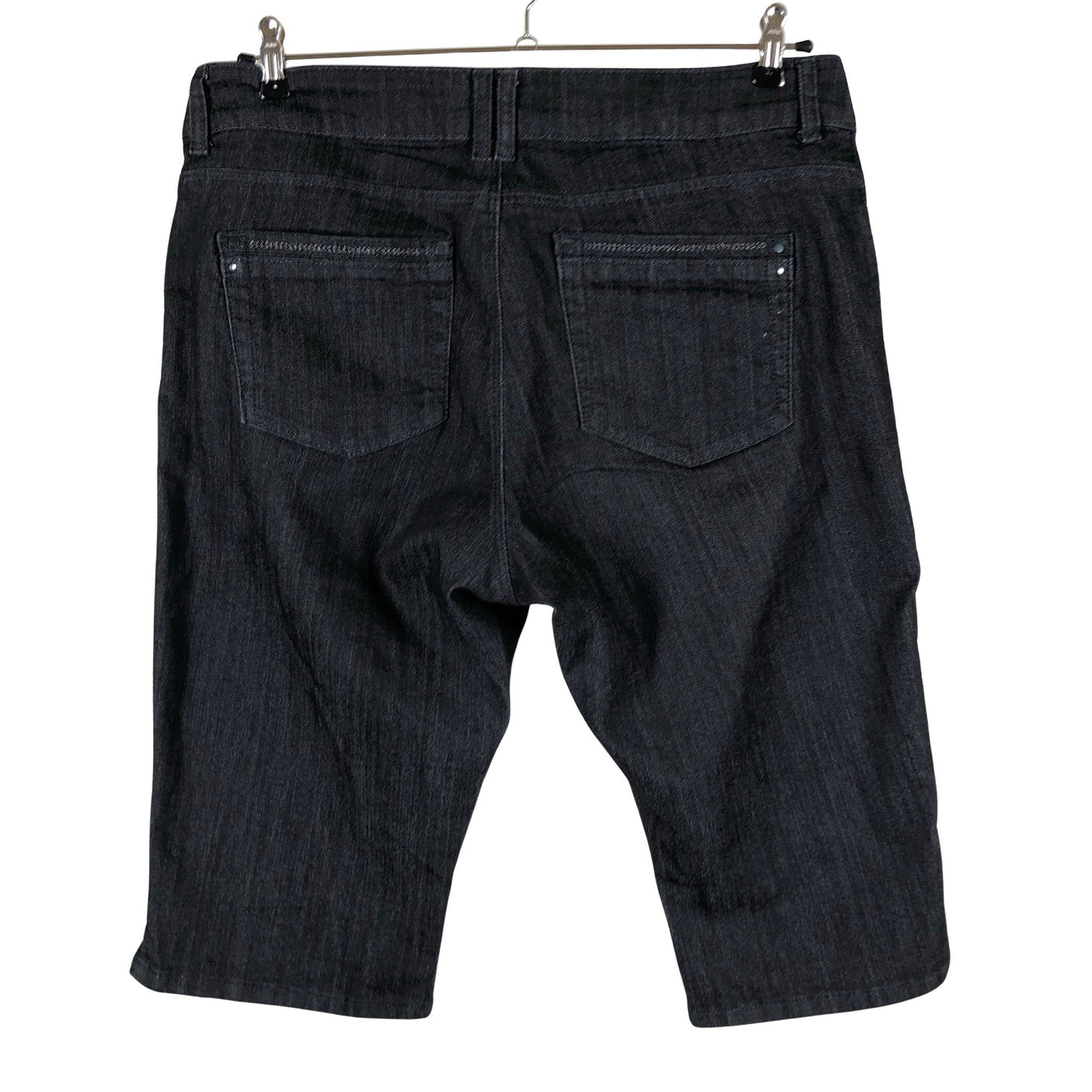 Unisex Lee - Teksast poolpikad püksid, suurus 46 - Hall (2)