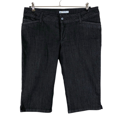Unisex Lee - Teksast poolpikad püksid, suurus 46 - Hall ()