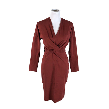 Unisex Gugguu - Trikotaažist kleit, suurus 36 - Veinipunane ()
