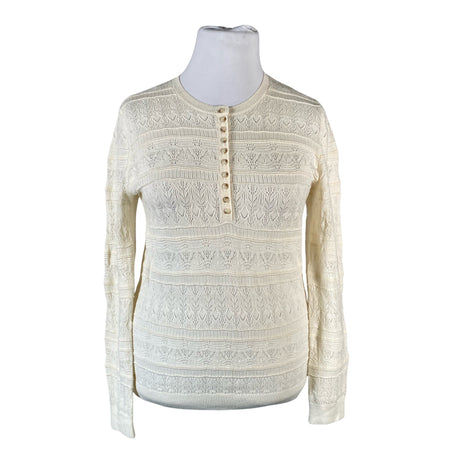 Unisex La Maille Sezane - Kampsun, suurus 42 - Looduslik valge ()