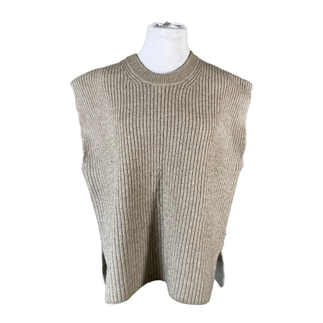 Unisex Lindex - Kootud vest, suurus 48 - Beige ()