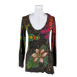 Unisex Desigual - Trikotaažist pluus, suurus 38 - Pruun ()