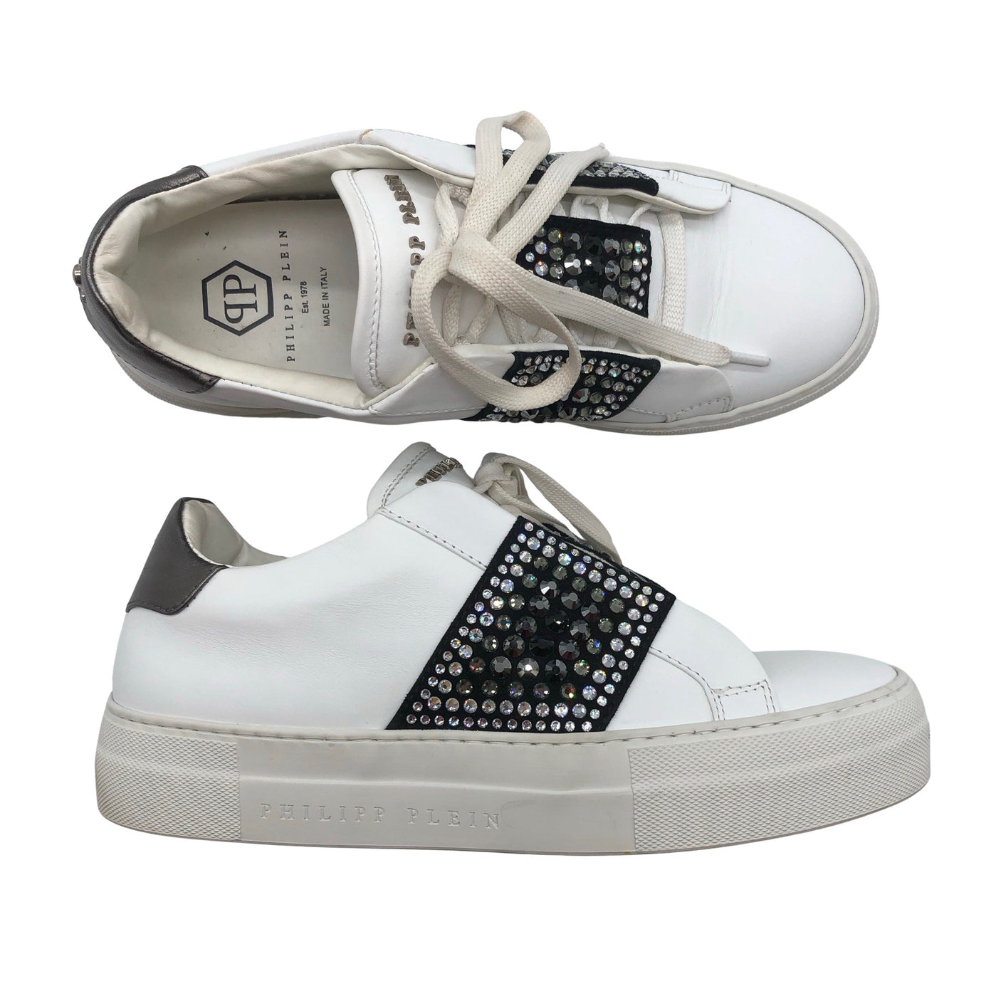 Unisex Philipp Plein - Tennised, suurus 38 - Valge (1)
