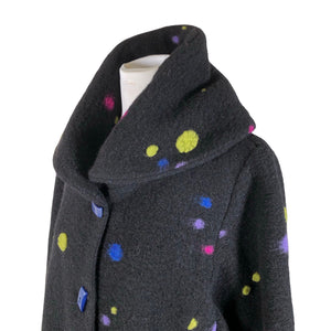 Unisex Aino - Villane mantel, suurus 40 - Must (3)