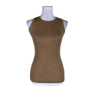 Unisex Dilling - Trikotaažist topp, suurus 36 - Pruun (1)