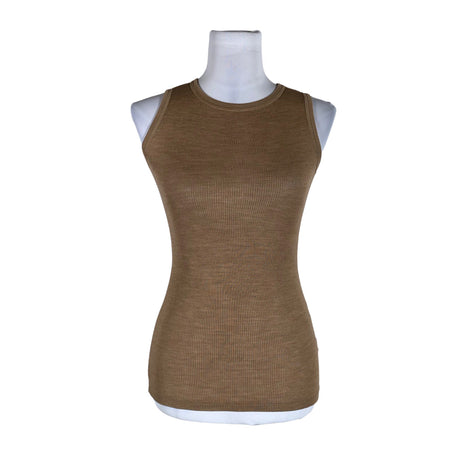 Unisex Dilling - Trikotaažist topp, suurus 36 - Pruun ()