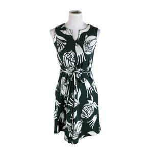 Unisex Nouki - Trikotaažist kleit, suurus 34 - Roheline (1)