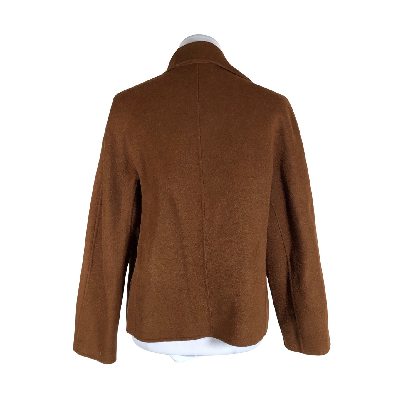 Unisex Massimo Dutti - Villane mantel, suurus 36 - Pruun (2)