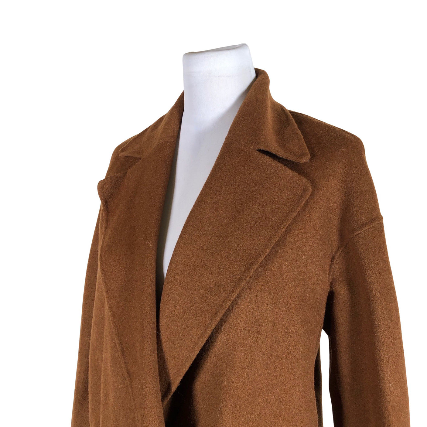 Unisex Massimo Dutti - Villane mantel, suurus 36 - Pruun (3)