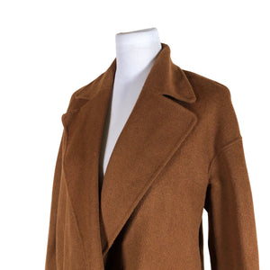 Unisex Massimo Dutti - Villane mantel, suurus 36 - Pruun (3)