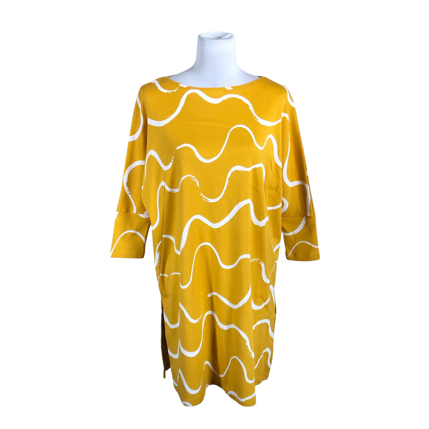 Unisex NOSH - Trikotaažist tuunika, suurus 36 - Kollane (1)