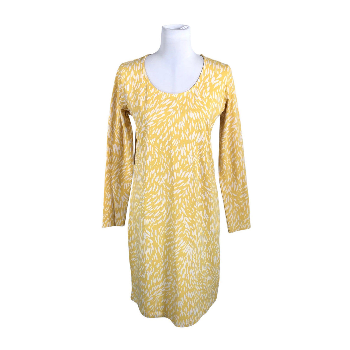 Unisex NOSH - Trikotaažist kleit, suurus 40 - Kollane (1)