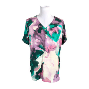 Unisex NOSH - Lühikeste käistega pluus, suurus 40 - Roheline (1)