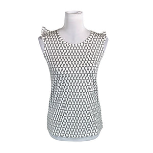 Unisex NOSH - Trikotaažist topp, suurus 32 - Valge (1)