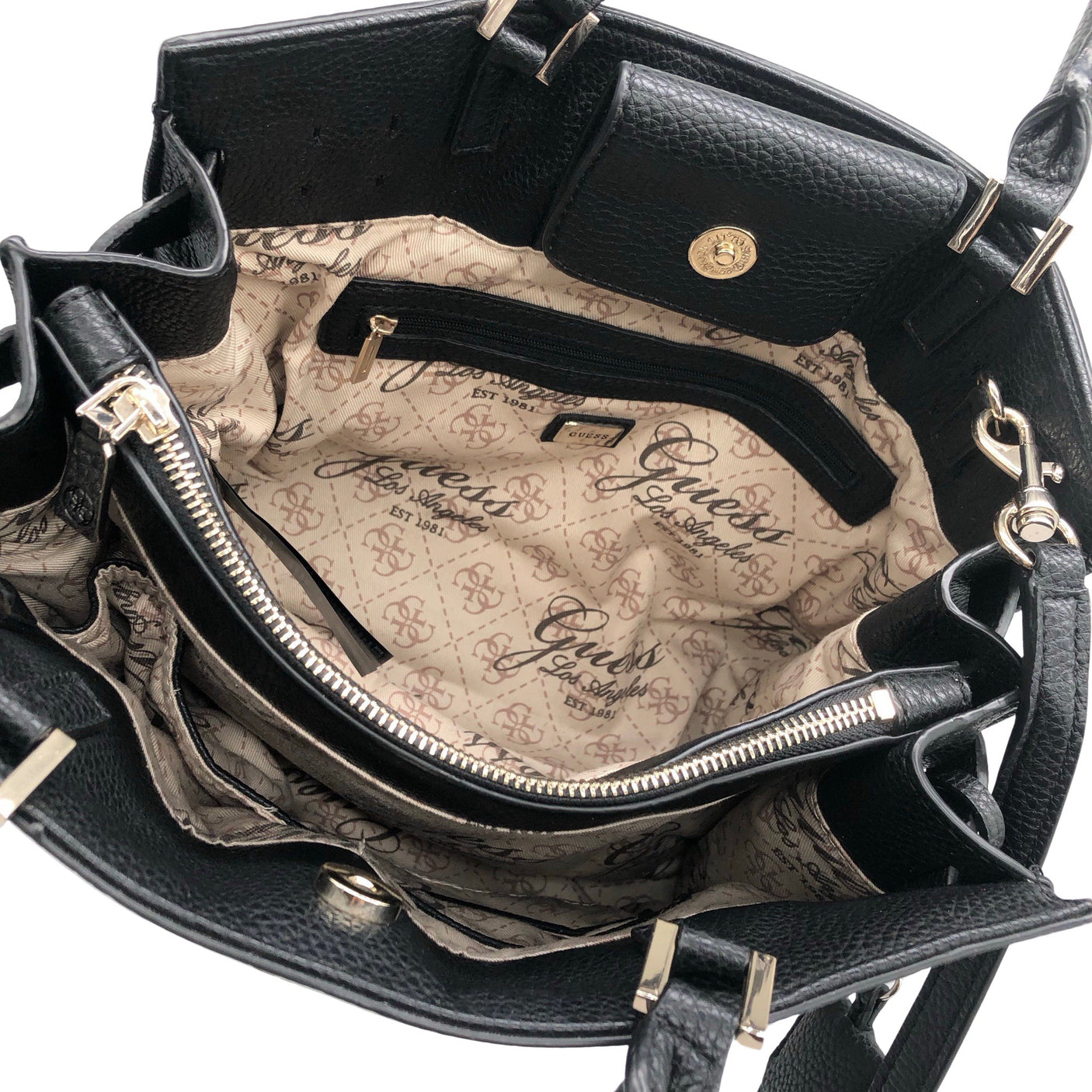 Unisex Guess - Käekott, suurus Midi - Looduslik valge (2)