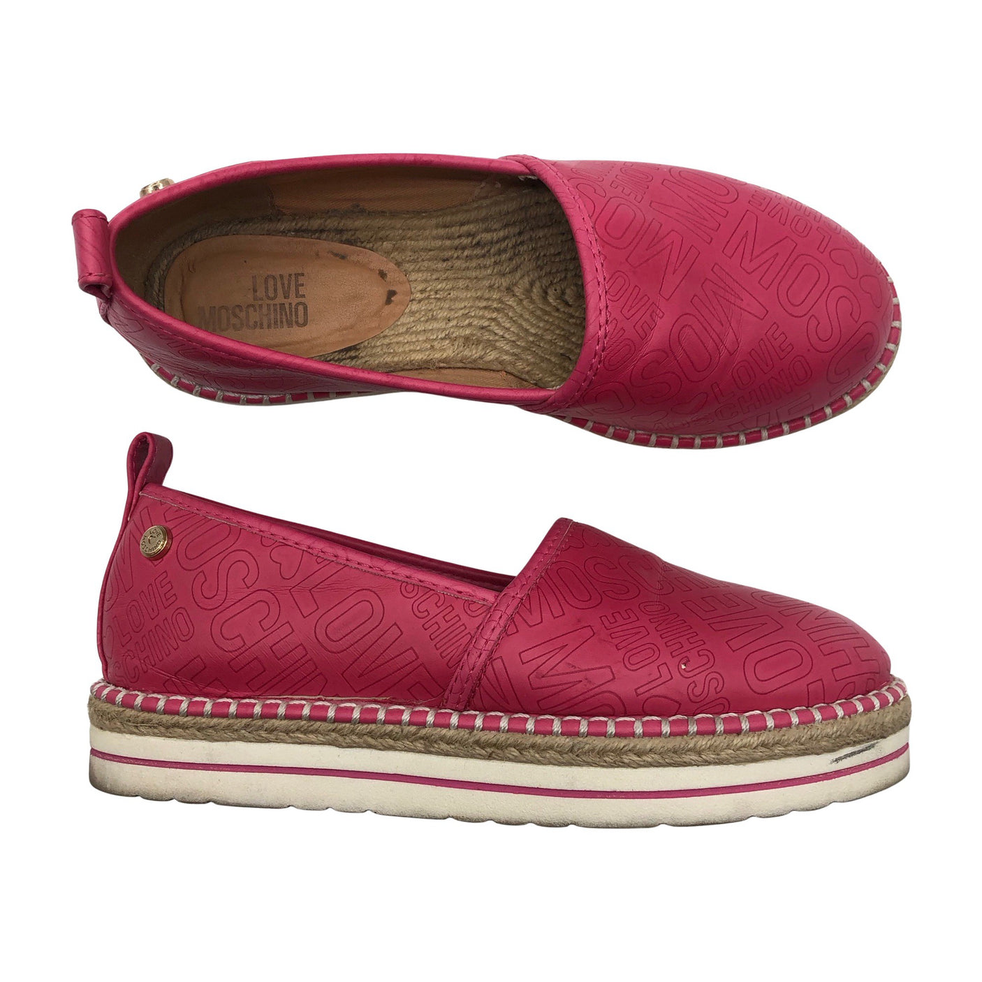 Unisex Love Moschino - Mokassiinid, suurus 38 - Roosa (1)