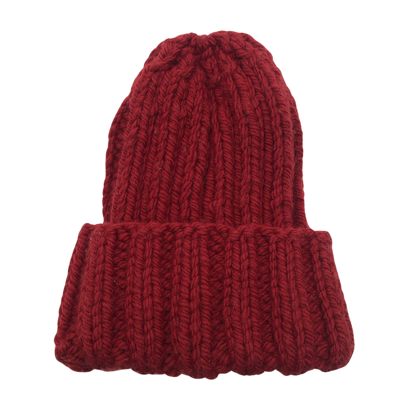Unisex Handmade - Talvemüts, suurus 56 - 58 cm - Punane (1)