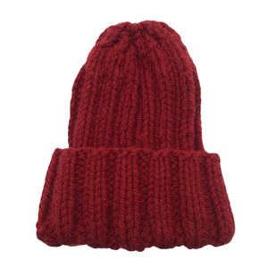 Unisex Handmade - Talvemüts, suurus 56 - 58 cm - Punane (1)