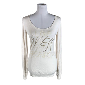 Unisex Guess - Kampsun, suurus 40 - Looduslik valge (1)