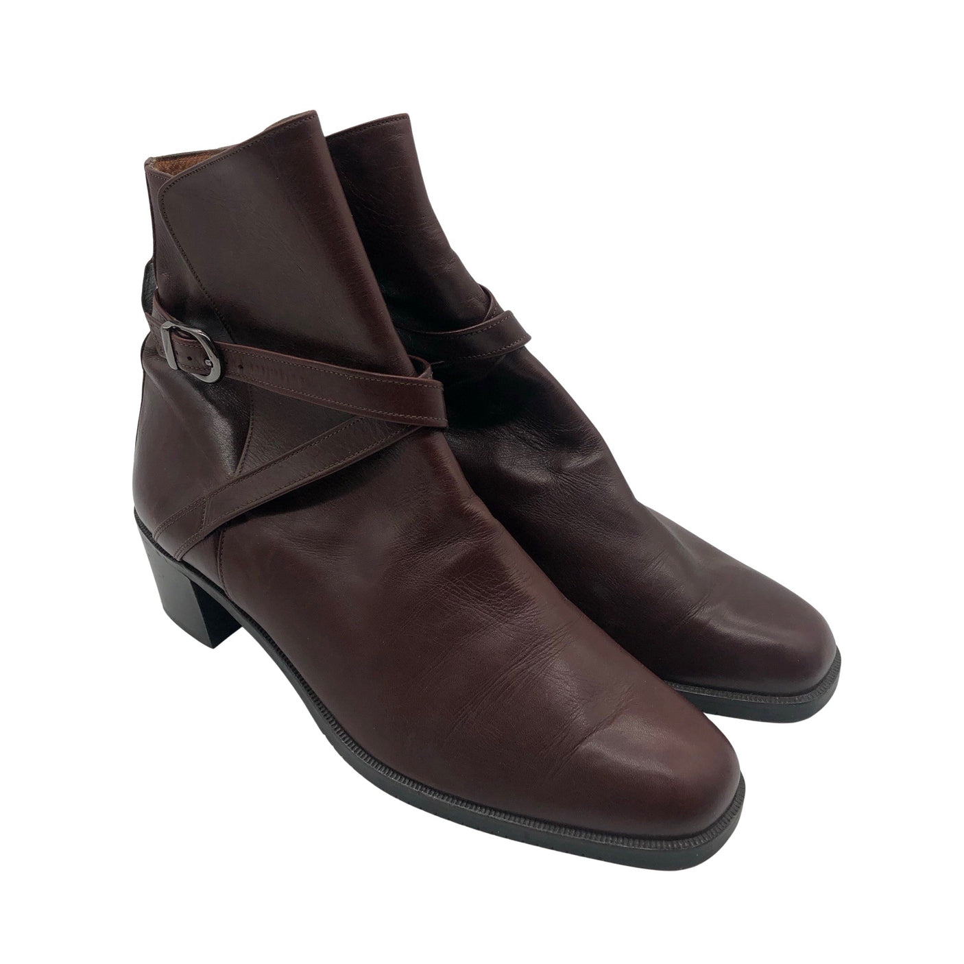 Unisex Cherry Boutique - Poolsaapad, suurus 42 - Pruun (2)