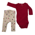 Unisex Name It - Bodi, suurus 44 - 50 - Punane ()