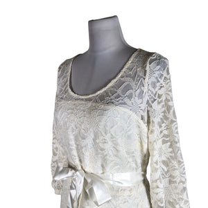 Unisex Young Couture by Barbara Schwarzer - Õhtukleit, suurus 40 - Looduslik valge (3)