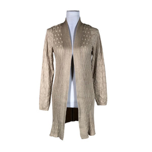 Unisex Signature - Kardigan, suurus 38 - Beige (1)