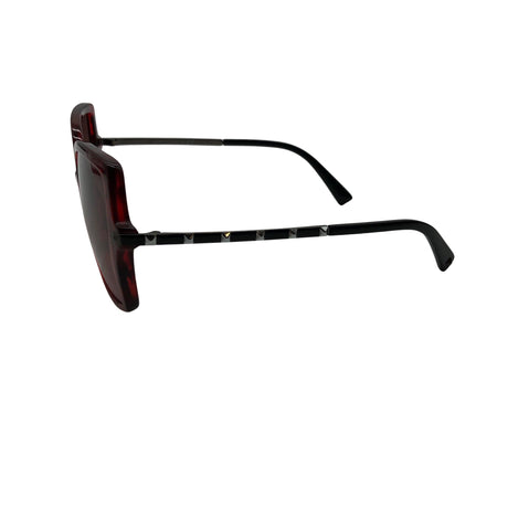 Unisex Valentino - Päikeseprillid, suurus Suurus puudub - Veinipunane (2)