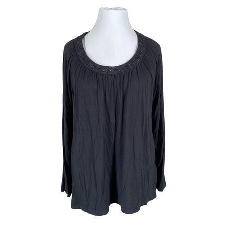 Unisex Soyaconcept - Trikotaažist pluus, suurus 48 - Must ()