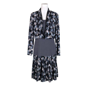 Unisex Nanso - Trikotaažist kleit, suurus 40 - Sinine (1)