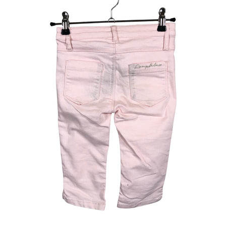 Unisex POMPdeLUX - Teksast poolpikad püksid, suurus 116 - 122 - Heleroosa (2)